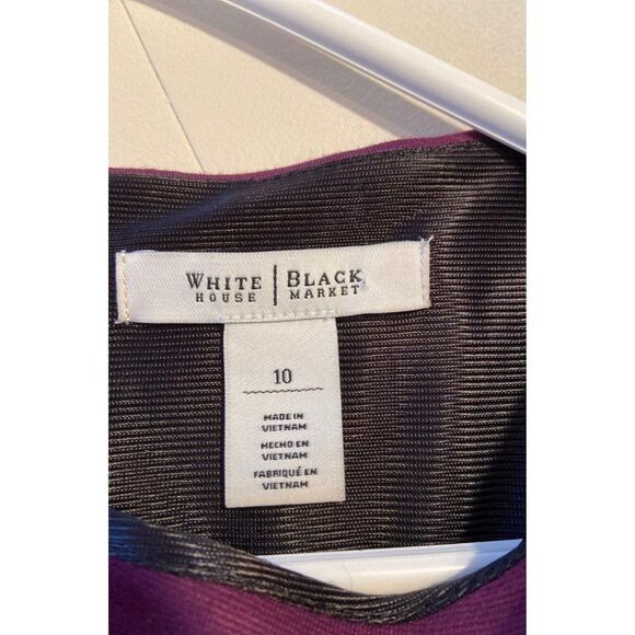 White House Black market Fitted Dress Size 10 - Picture 4 of 4